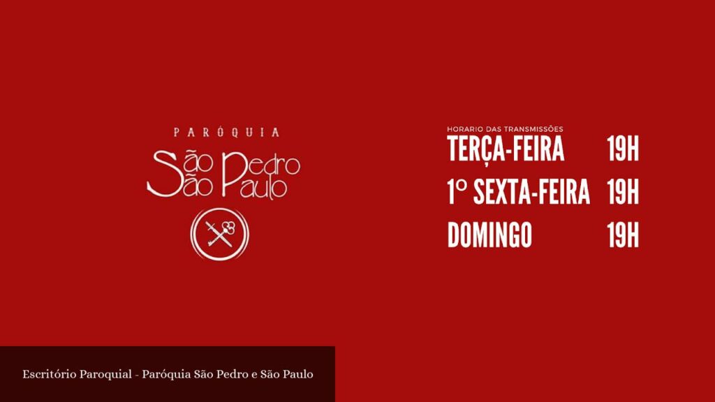 Escritório Paroquial - Paróquia São Pedro e São Paulo - Patos de Minas (Minas Gerais)