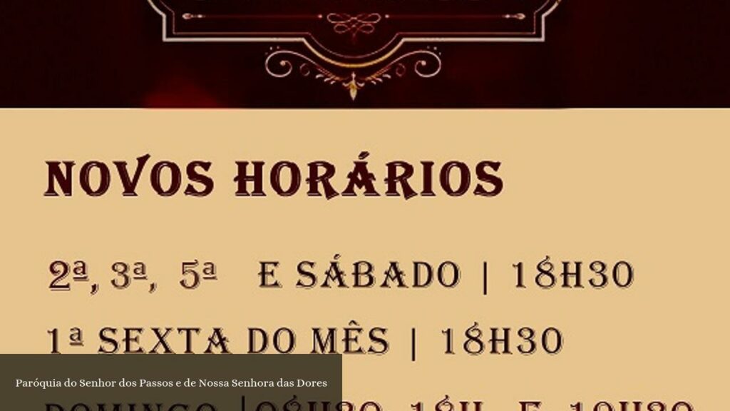 Paróquia do Senhor dos Passos e de Nossa Senhora das Dores - Santos (São Paulo)